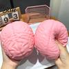 Tension Relief Ball 1/2Pcs Giant Simulation Brain Squeeze Toy Stress Pink Slow Rebound Sensory Decompression Rising Realistic Fidget