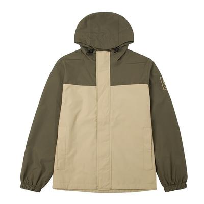 Chaqueta de Trabajo con Capucha Manga Larga para Exterior Senderismo Impermeable Cortavientos Transpirable para Hombre Chaqueta Verde A44XJ-ESP