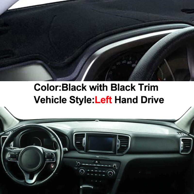 Auto Car Dashboard Cover Dash Mat Carpet Cape for Kia Sportage 2016 2017 2018 2019 2020 2026 Protector Rug