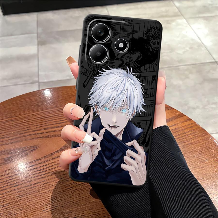 Anime J-ujutsu Cool Kaisen Soft Back Phone Cover Case for Xiaomi Redmi Note 11 13 12 Pro Plus 12S 10S 9s 10 9 8 Pro 11S