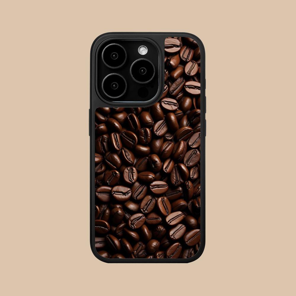 Coffee Beans Matte Surface  Mobile Phone Case for iPhone 17 16 15 14 13 12 11 Air Pro Max Plus Colorful Cover