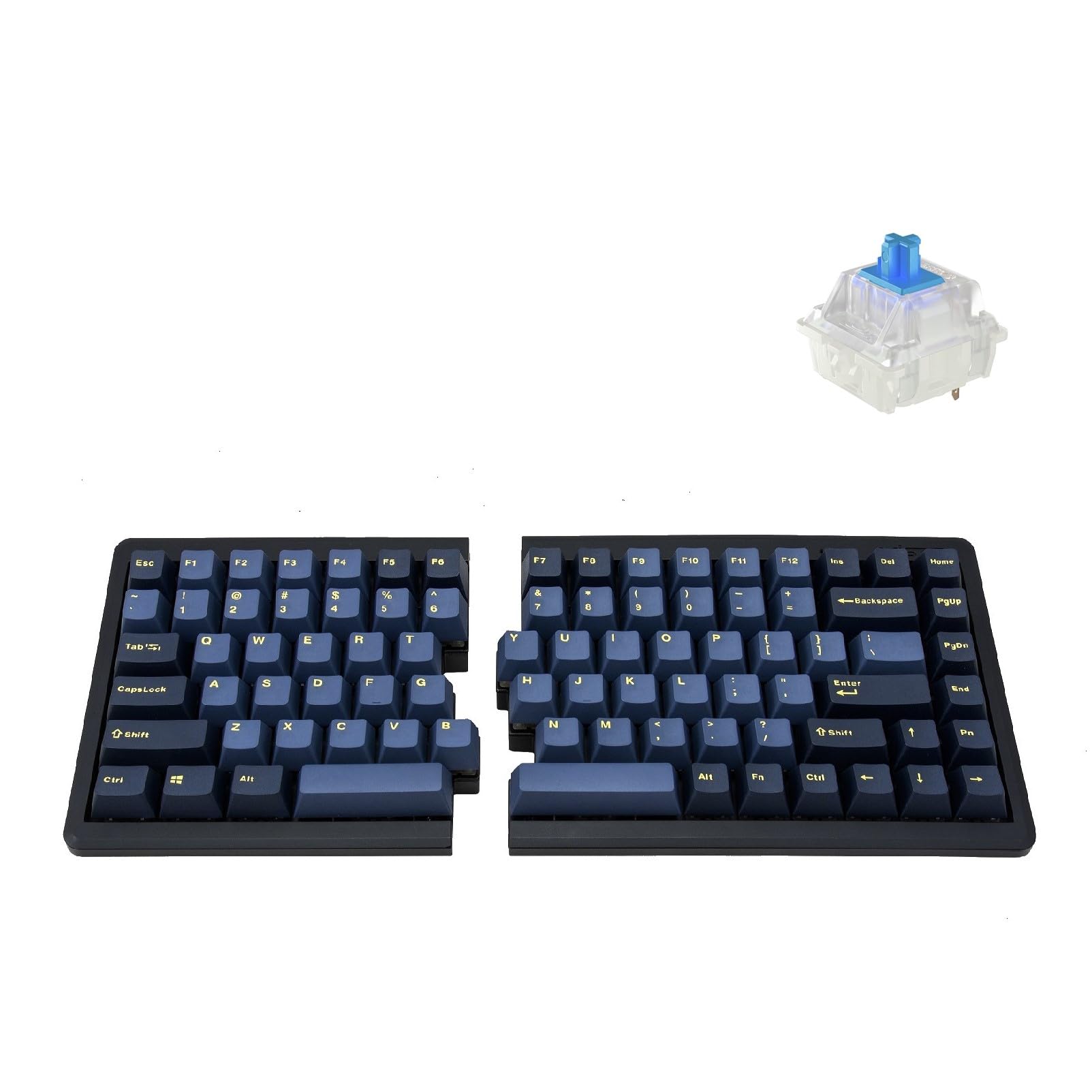 

BAROCCOMiSTEL MD770 RGB BT Split Wired 85 PBT Yellow MX Cherry RGB Macro 1000Hz Polling Media Key Japanese Distributor (English Layout/Blue Switch)