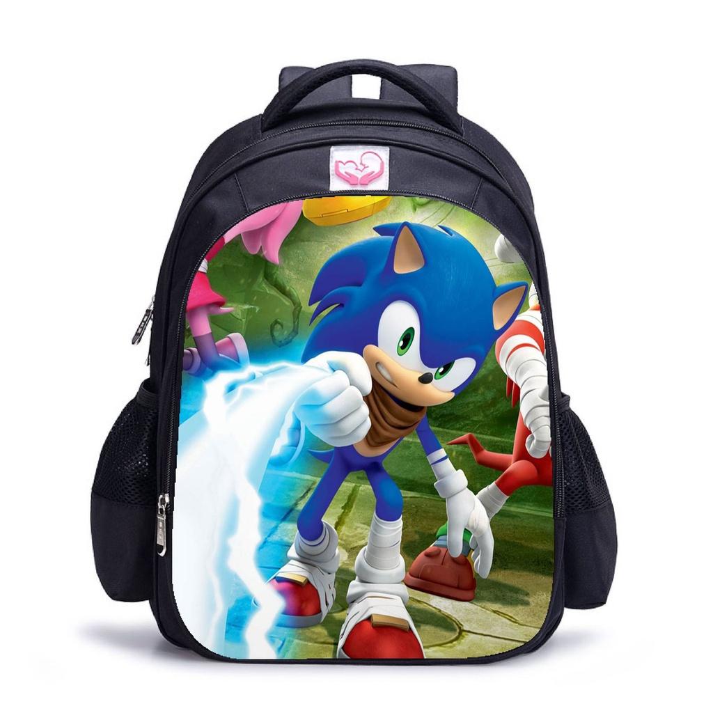 Sonic Schülerrucksack Große Kapazität Wasserdicht und Verschleißfest Kinderrucksack