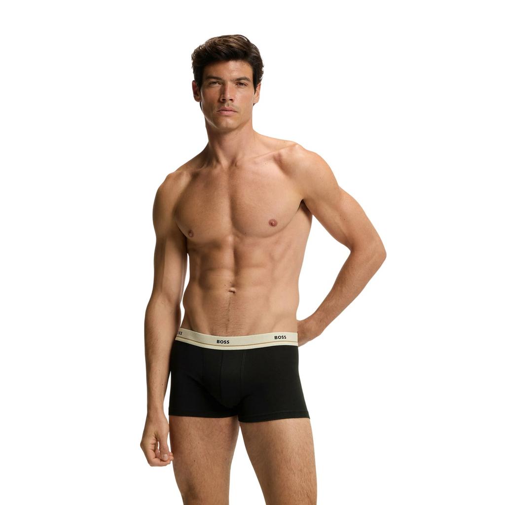 Boss Mens Essentials Plain Boxer Shorts (Pack of 5)