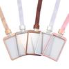 with Lanyards Waterproof School Office Supplies Badge Holder ID Card Case Credit Card Holder