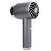 Cordless Ionic Hair Dryer Portable Stylish Hot Cold Wind Blow Dryer for Home and Travel Dark Gray
