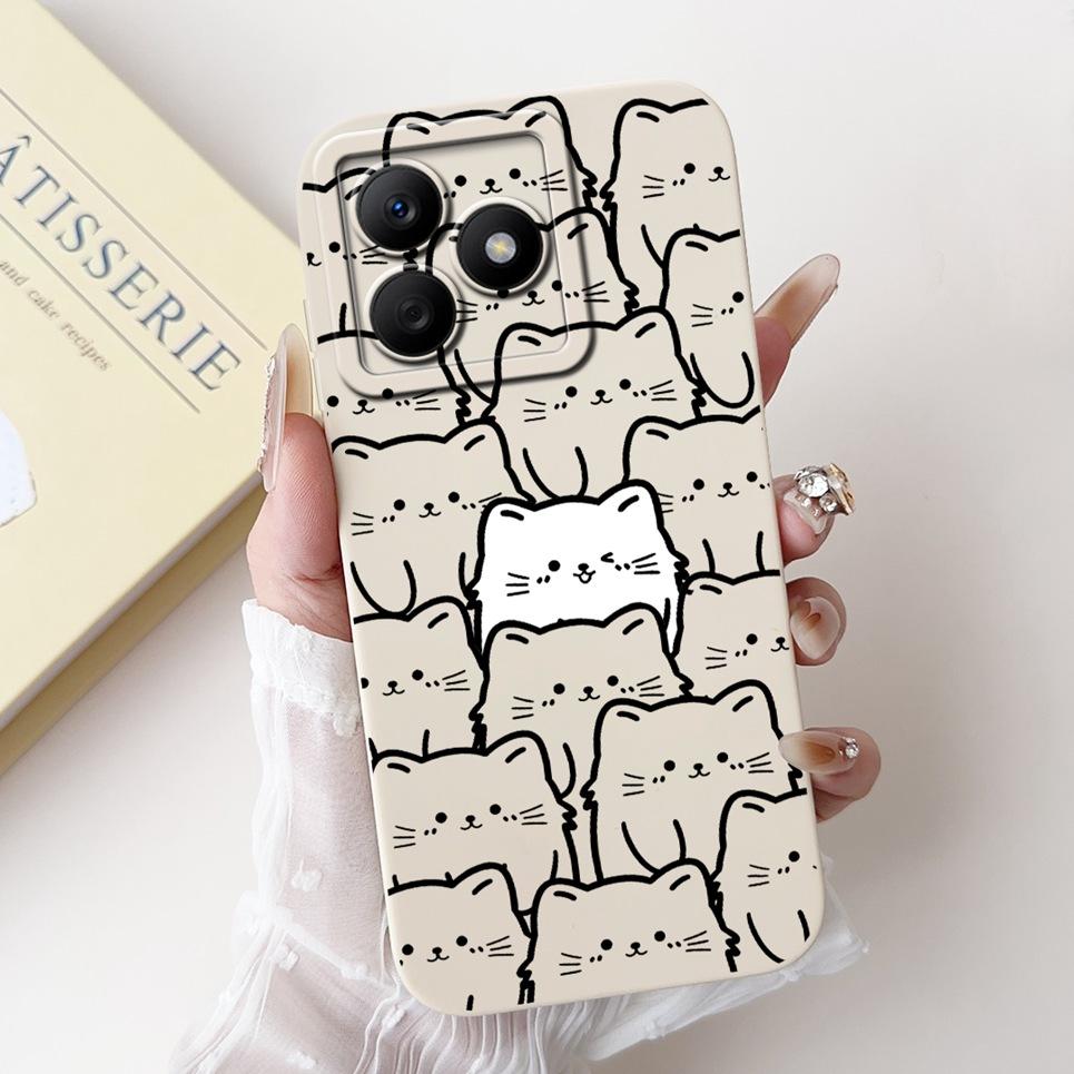 Cartoon Fashion Back Shell For Honor X50i Plus X50i+ Phone Bumper Case Soft Silicone Dragon Astronaut Funda Camera Protected