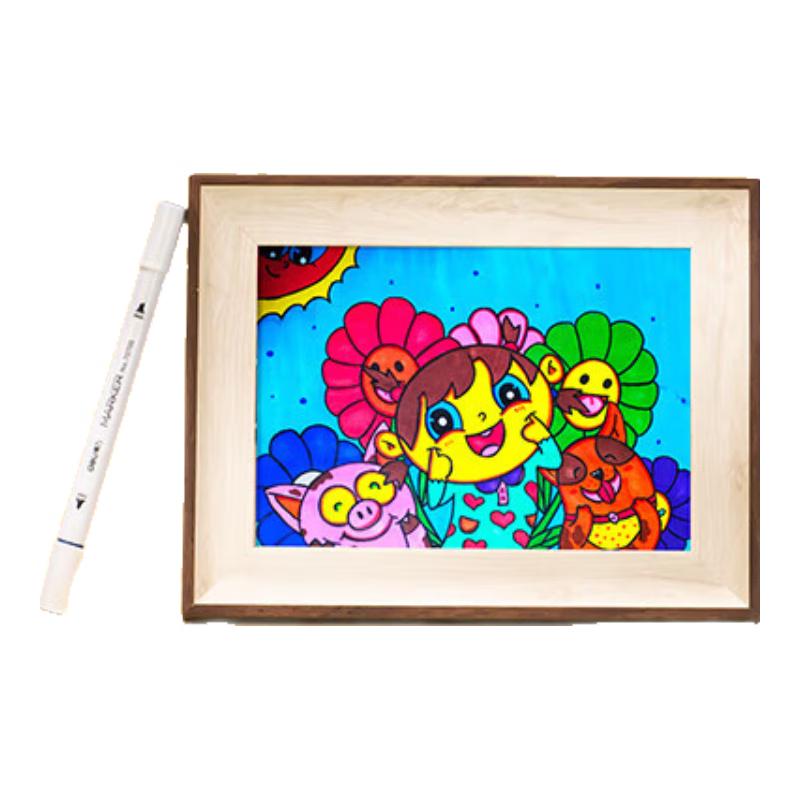 Deli 48-Color Dual Tip Alcohol Marker Set