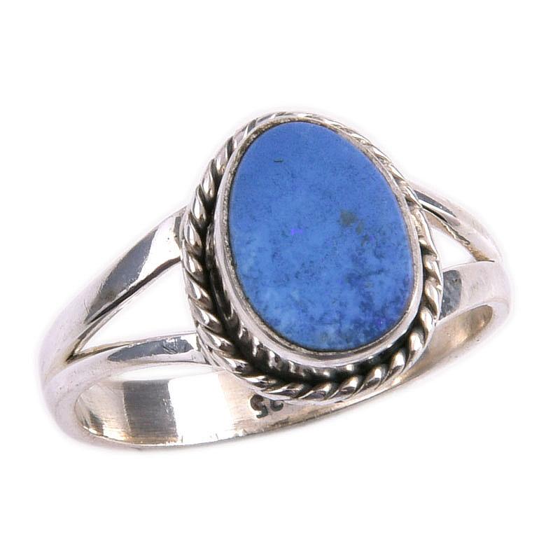 Natural Australian Opal Gemstone 925 Solid Sterling Silver Jewelry Ring S.6 U8h40