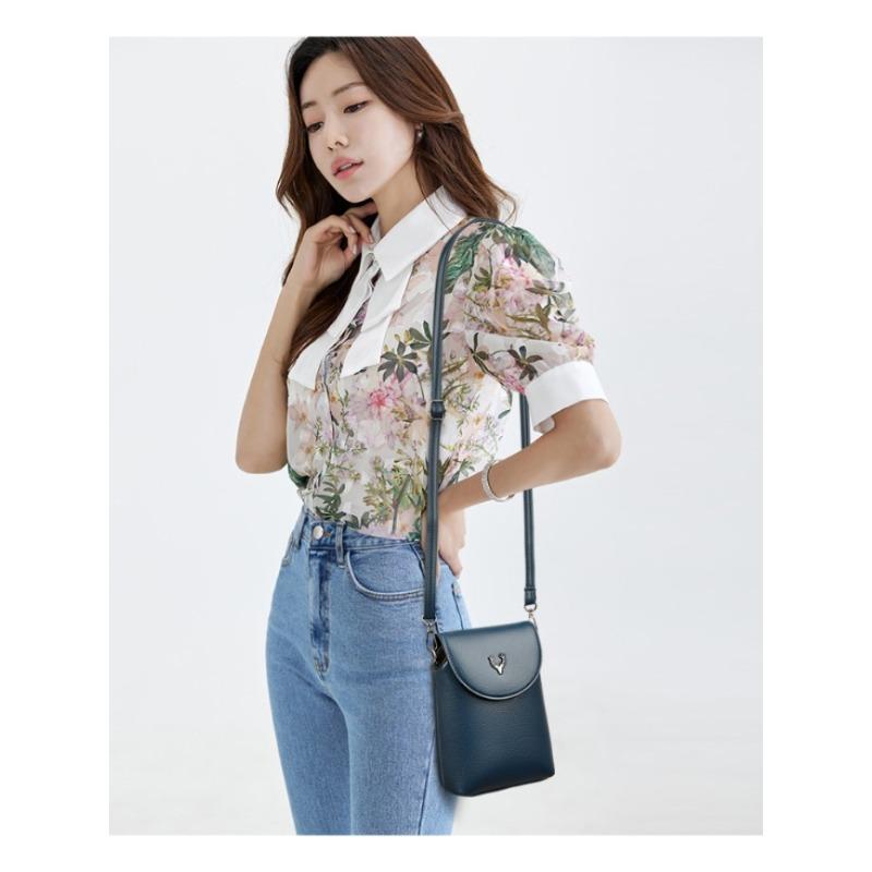 Fashion Small Shoulder Bag for Smartphone Ladies Mobile Phone Bag Zipper Flap Famous Brand Soft Leather Crossbody Bags for Women