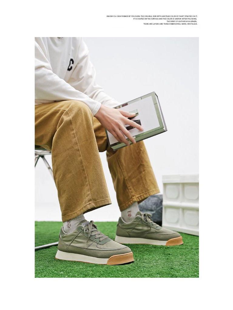 Forrest Gump Men's Breathable Summer Casual Sneakers with Thick Sole and Height Boost