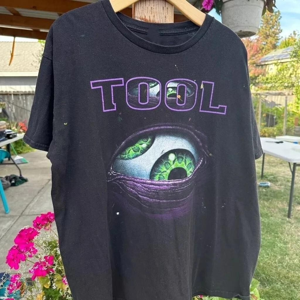 

Summer Tool Band Short Sleeve Gothic Rock Graphic T Shirts Heavy Metal Tops Casual Loose Print Cotton Tee Unisex Fans Gift M