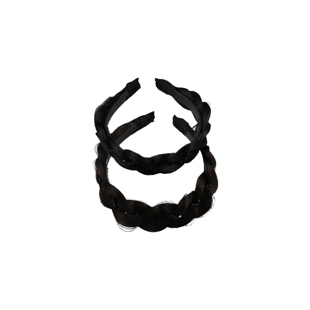 Non-slip Fishbone Braid Headband Wide Women Hair Hoop Twisted Wig Headband Daily Casual