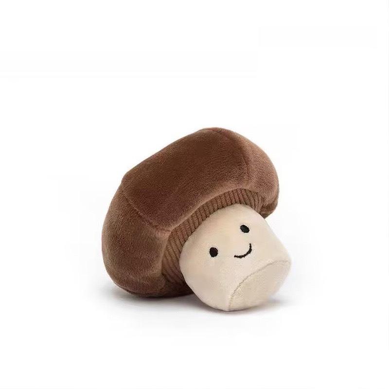 Lively Mushroom Doll Children's Toy Simulation Small Mushroom Shiitake Mushroom Plush Soothing Doll Plush Toy
