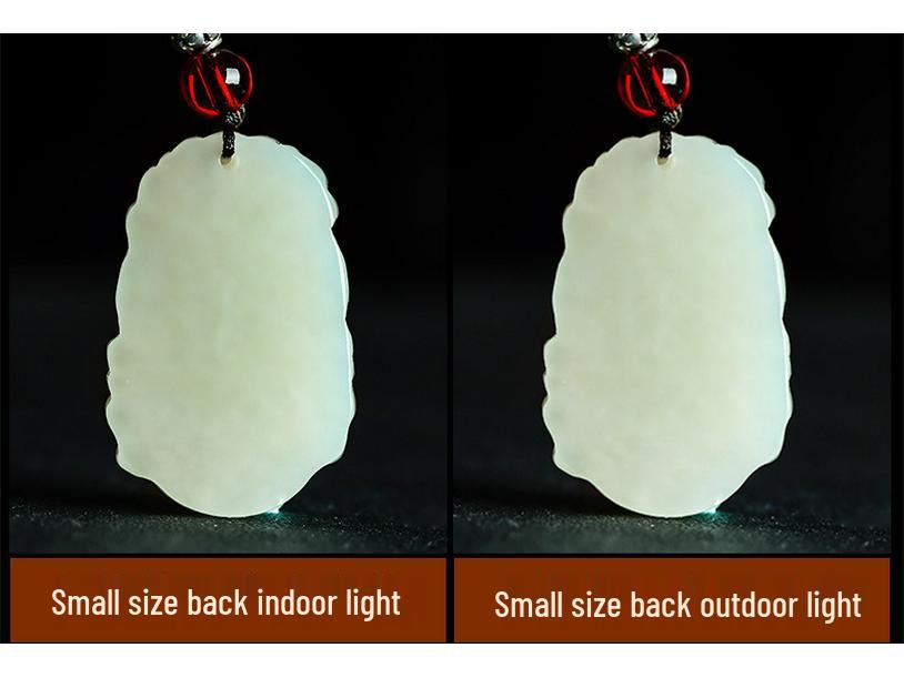 Hetian Jade Zodiac Animal Pendant - Certified Unisex Ornament