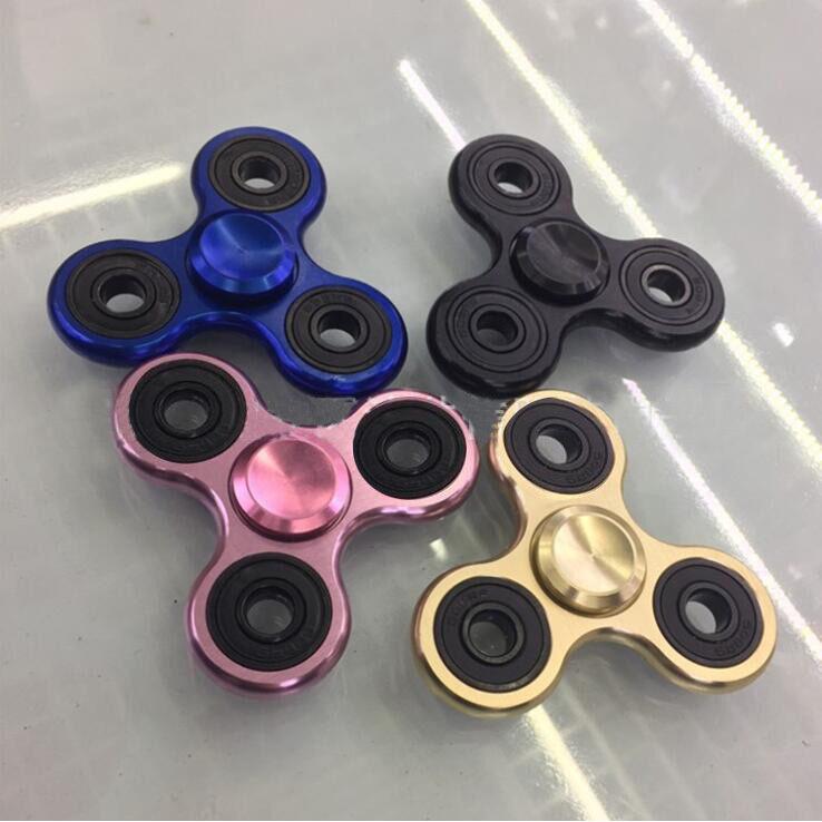 Alloy Spinner Aluminum Tri Spinner Silent Metal Toy Relief Stress