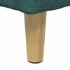 Storage Ottoman In Dark Green 40 X 40 X 45 Cm Fabric