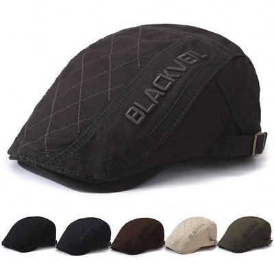 Forward Hat Letter Embroidered Beret Men British Painters Hat