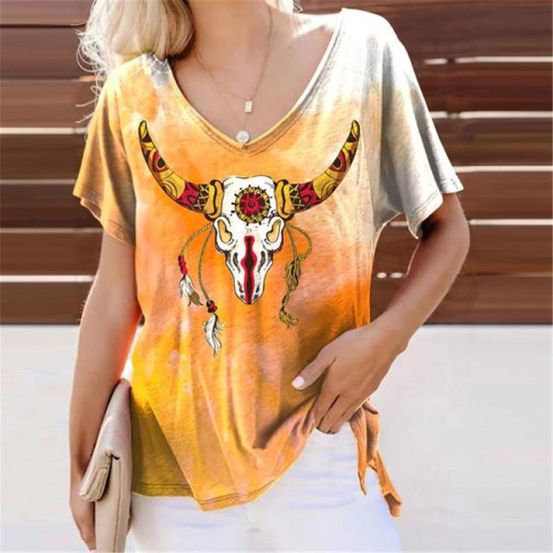 Универсальные футболки в стиле Харадзюка с абстрактными крутыми ретро-элементами и принтом — фото 10