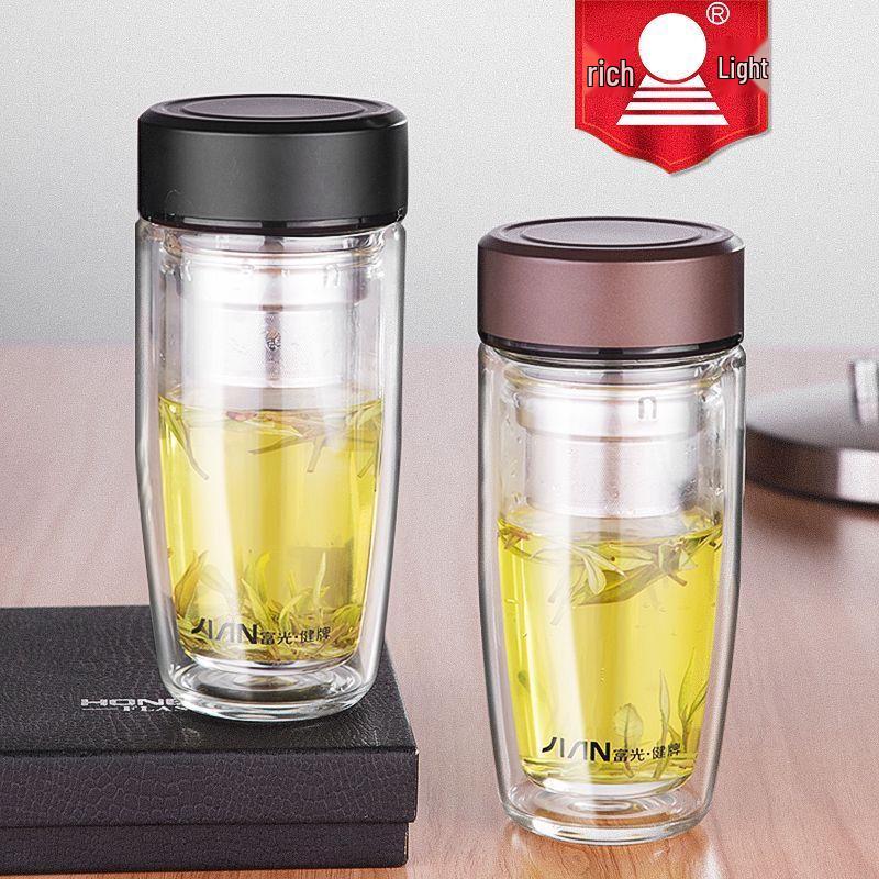 Fuguang YiQing Double-Layer Glass Cup 290ml