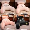 Cartoon Anime Lumbar Pillow With Plush Cover For Bed Couch Support