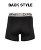 Calvin Klein Micro Stretch Long Boxer Briefs Steel Micro to Steel Simple Stylish Black Set NB1620 3-PackBrushed Men's (Successor Micro) Quick-Drying