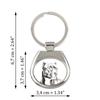 Pit Bull, American Pit Bull Terrier, Pitbull Terrier, APBT - keychain with a dog, keychain with a print, personalized pendant from the Art-Dog brand