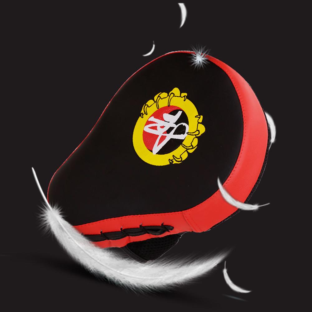 Curved Boxing Hand Target PU Leather Boxing Training Pad Wear Resistant Fight Hand Kicking Pad Sports Training Equipment