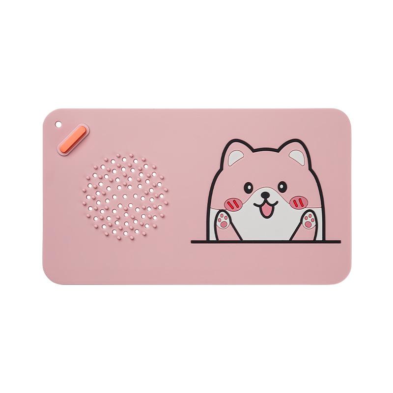 

Силиконовое устройство против запаха для крышки слива, защита от насекомых для ванной и кухни, прокладка против обратного потока запаха для герметизации слива туалета, мультяшное Two-in-one розовый