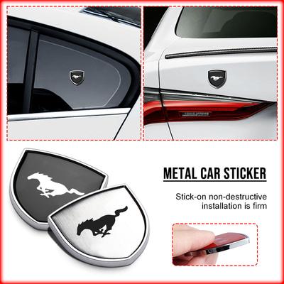 1Pcs 3D Metal Auto Door Shield Emblem Car Body Badge Sticker Styling For Focus Mk2 Party Mk3 Ranger Mondeo Mk4 Fiest