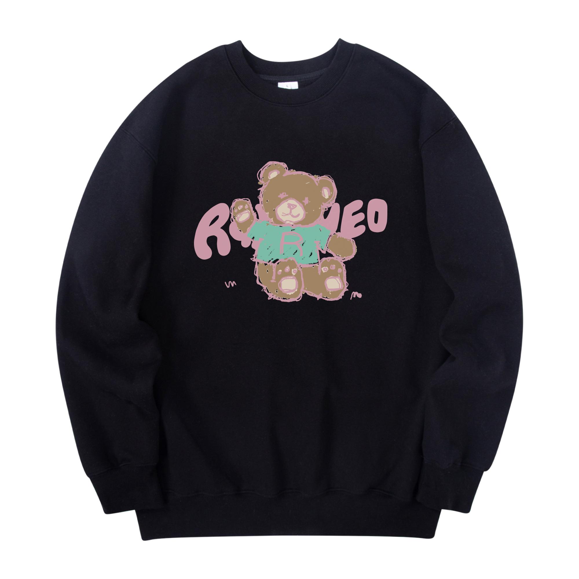 Свитшот Radineo Мягкий Мишка Черный Black (Black)/L