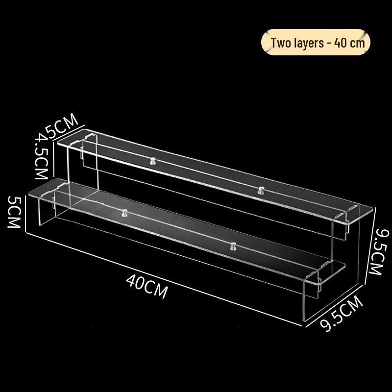 Transparent Multilayer Acrylic Display Stand for Figurines and Dolls