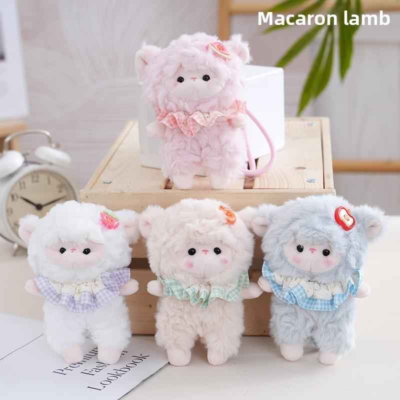 Plush Sheep Keychain With Lace Dress For Kids And Collectors