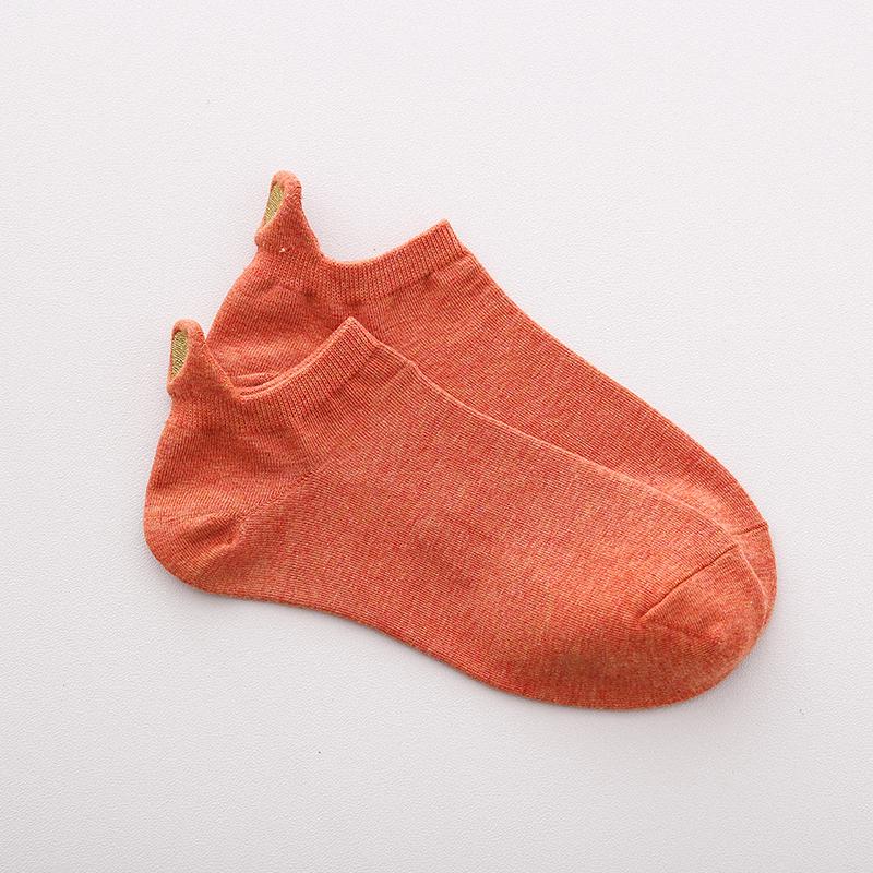 Women Cotton Ankle Socks New Fashion Spring Color Novelty Girls Cute Heart Embroidery Casual Funny Short Socks