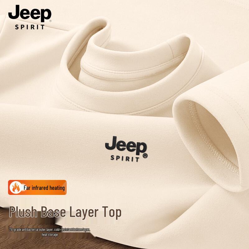 JEEP SPIRIT Men s De Velvet Thermal Long Sleeve T-Shirt M