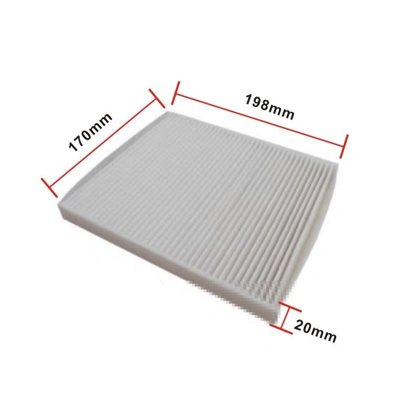White Filter for BM E70 E71 F15 F16 X5 X6 64316945596 64319194098 M57 N52 N55 Recirculation Cabin Filter