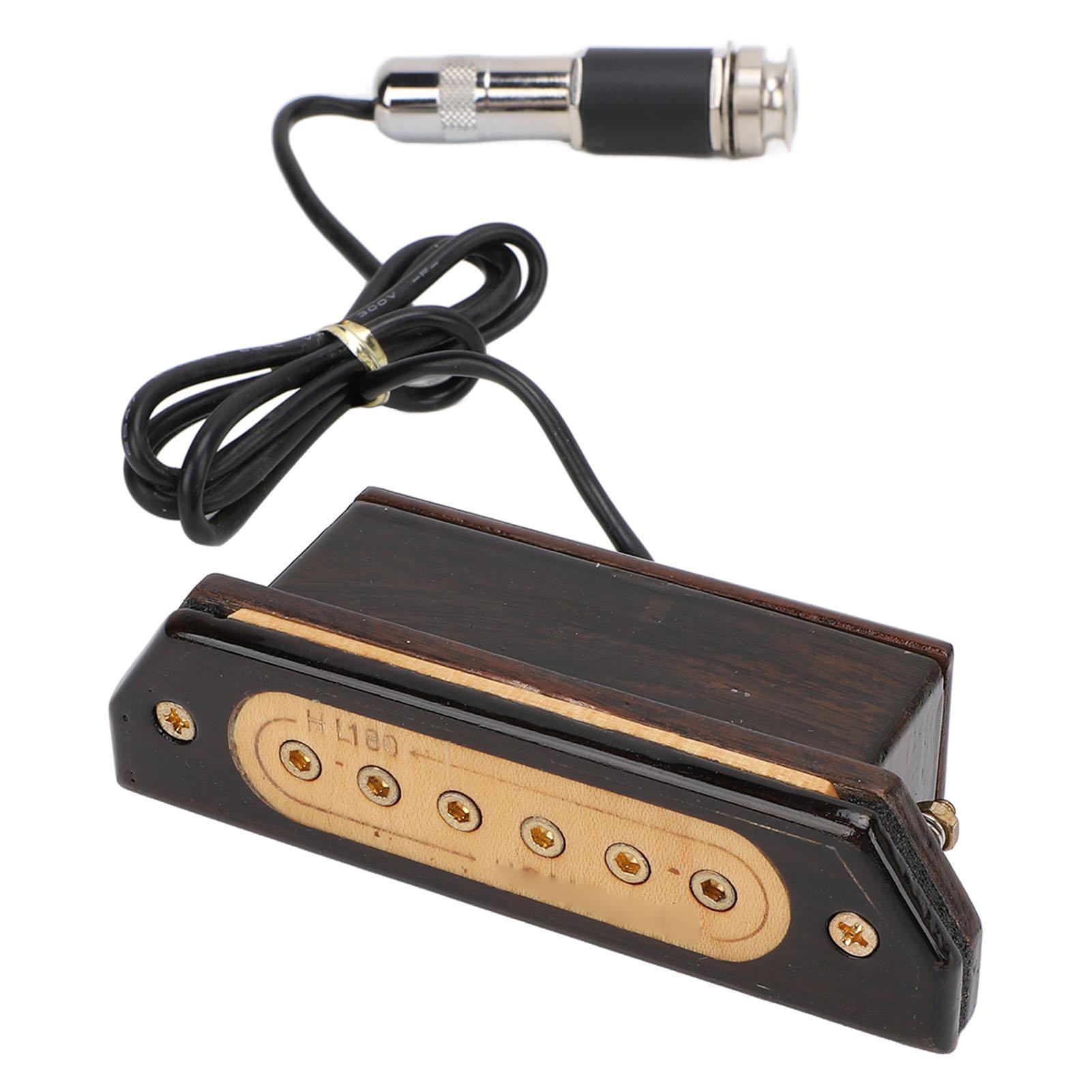 

Звукосниматель для акустической гитары, пассивный магнитный звукосниматель с резонаторным отверстием и ручкой регулировки тембра