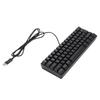 Russische Mechanische Gaming-Tastatur 61 Tasten Kompakt RGB Kabelgebunden Russisch Englisch Tastatur für Arbeit Geschäftsreise