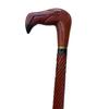 Hand Carved Flamingo Walking Cane Collectible Hardwood Bird Cane