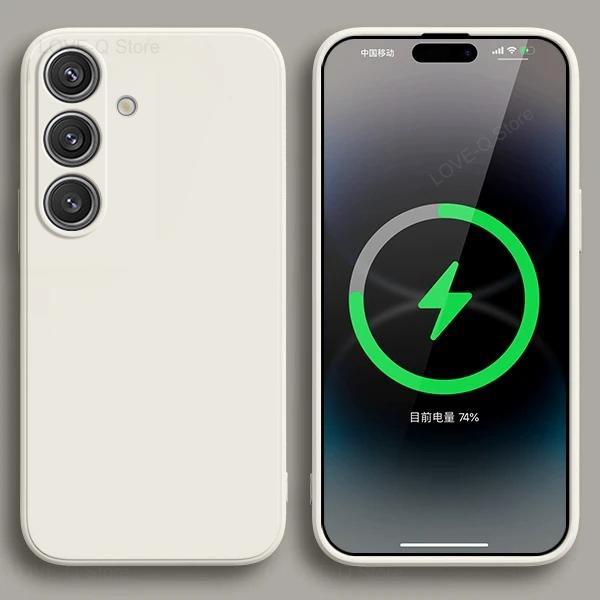 

Для S24 S23 S22 Ultra Чохли Рідкий силіконовий чохол для Samsung Galaxy S24 S23 S22 Ultra Plus S24Ultra Чохли Обкладинка Аксесуари For Samsung Galaxy S24+