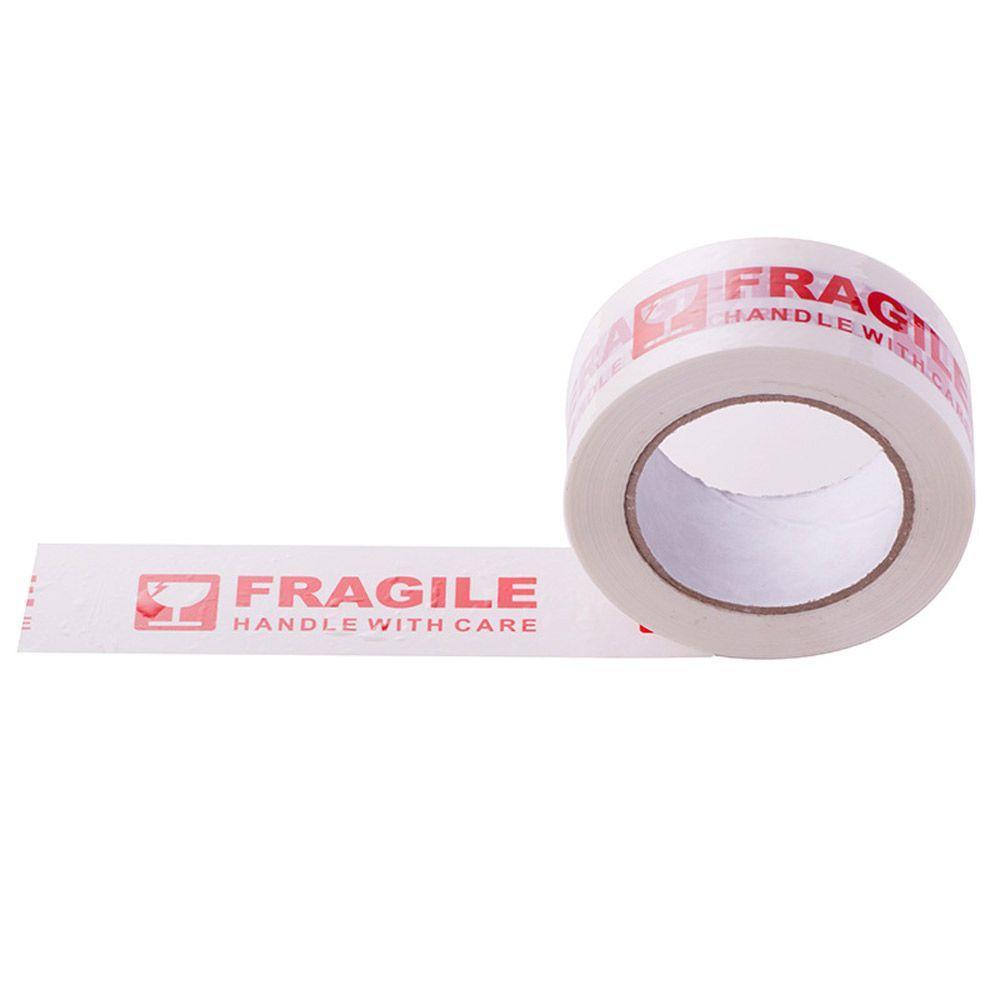 Toughness Express Box Red Adhesive Fragile Warning Tape Package Tape Carton Sealing