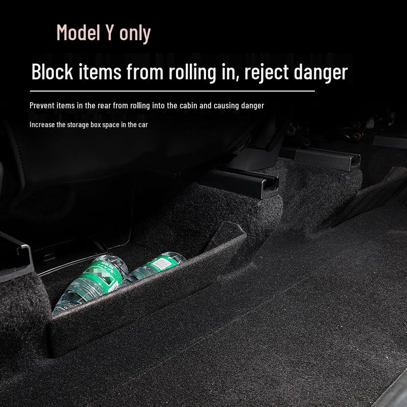 Tesla Model Y Under Seat Storage Partition and Interior Modification Baffle