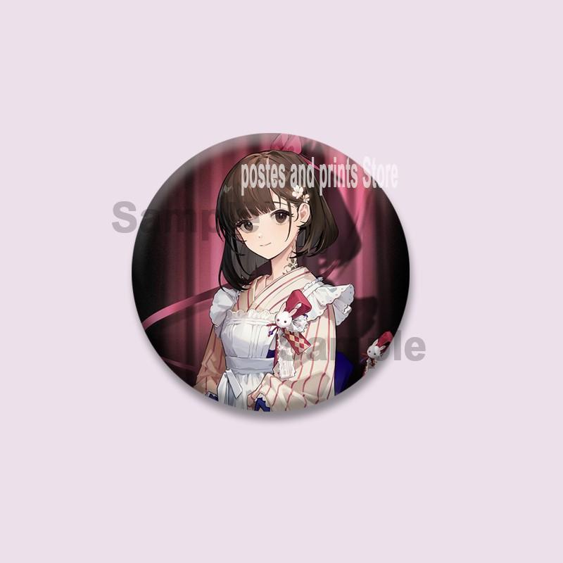 Anime Game Reverse 1999 Circular Brooches Cartoon Character Enamel Pins Backpack Clothing Hat Jewelry Badge Accessory XMAS Gifts