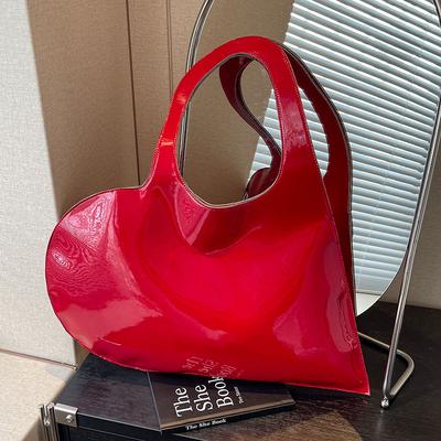 Damentasche neue Nische Achseltasche Damenmode Schulter Damentasche kreativ vielseitig herzförmige Handtasche