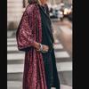 European and American Spring New Products, Fashion Party Sequined Cardigan Jacket Women