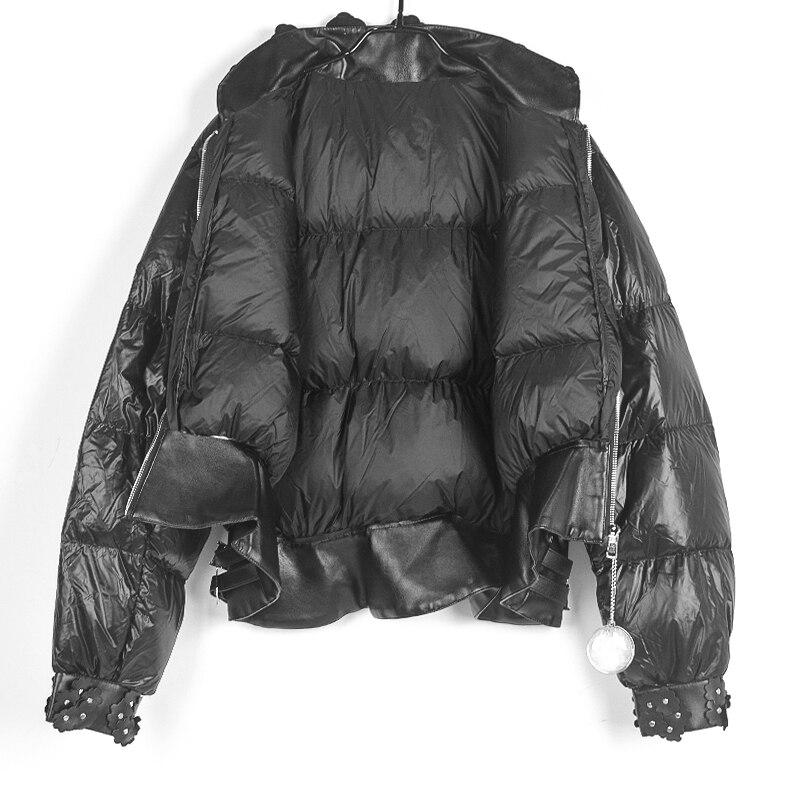 Xitao Damenmode Einfarbiger, lässiger Daunenmantel ZLL1903