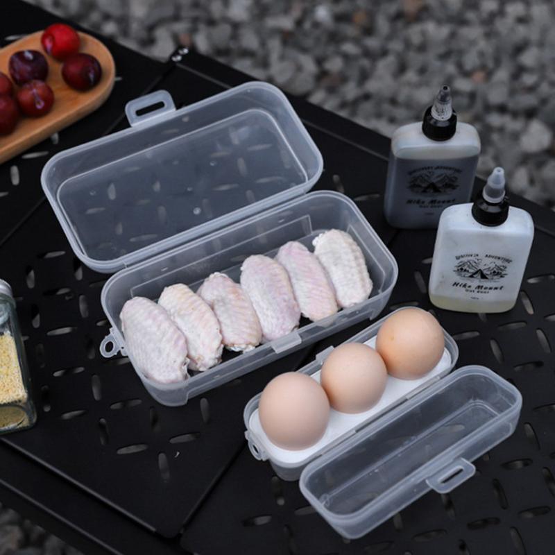 Venkovní nárazuvzdorný úložný box na vejce, přenosný kempingový nerozbitný podnos na vejce, domácí plastový ochranný box, cestovní nerozbitný