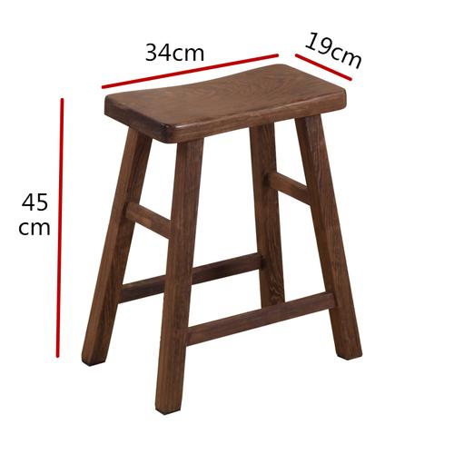 Chicken Wing Wooden Bathing Stool Solid Wood Small Bench Stool Child Mini Chinese Home Living Room Baby Adult Wooden Stool ZM11