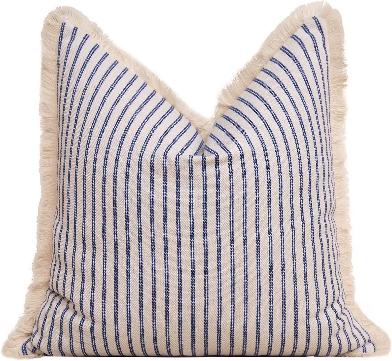 Boho Streep Kwast Kussenhoes Kussensloop met Kwastjes Zachte Accent Kussensloop voor Bank Sofa Woonkamer Huisdecoratie 50x50cm