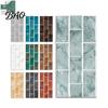 Cover Wall Defects Stickers Self-Adhesive PVC Tile Stickers, Waterproof Mosaic Pattern Decals for Kitchen Bathroom Renovation Supplies Home